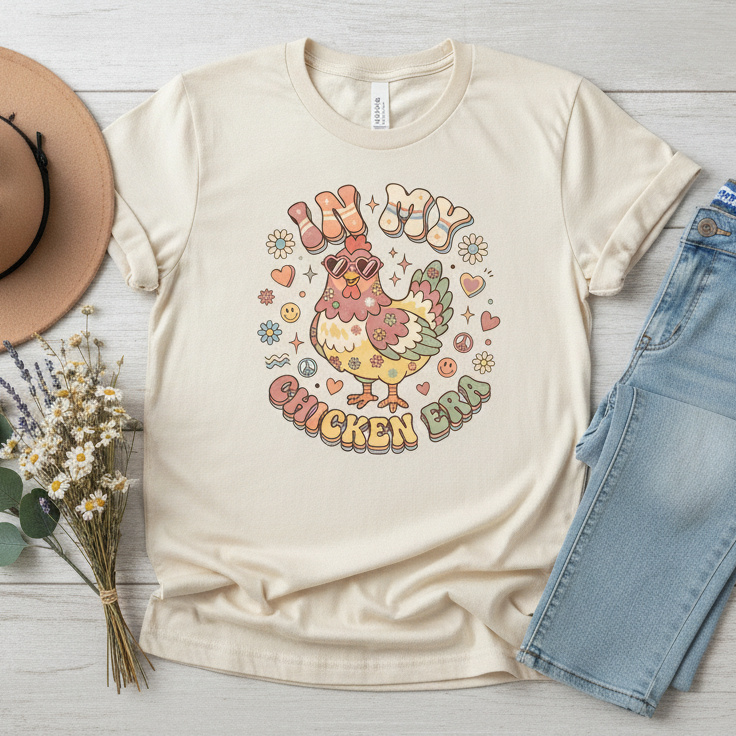 In My Chicken Era | Retro Comfort Colors Tee