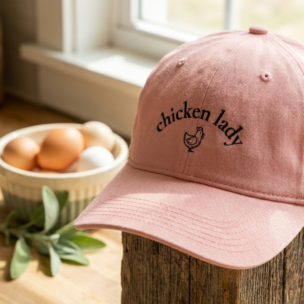 Chicken Lady — Coastal Washed Cap — Rose & Raye Co.