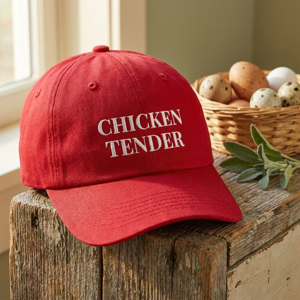 Chicken Tender | Embroidered Chicken Dad Hat — Rose & Raye Co.