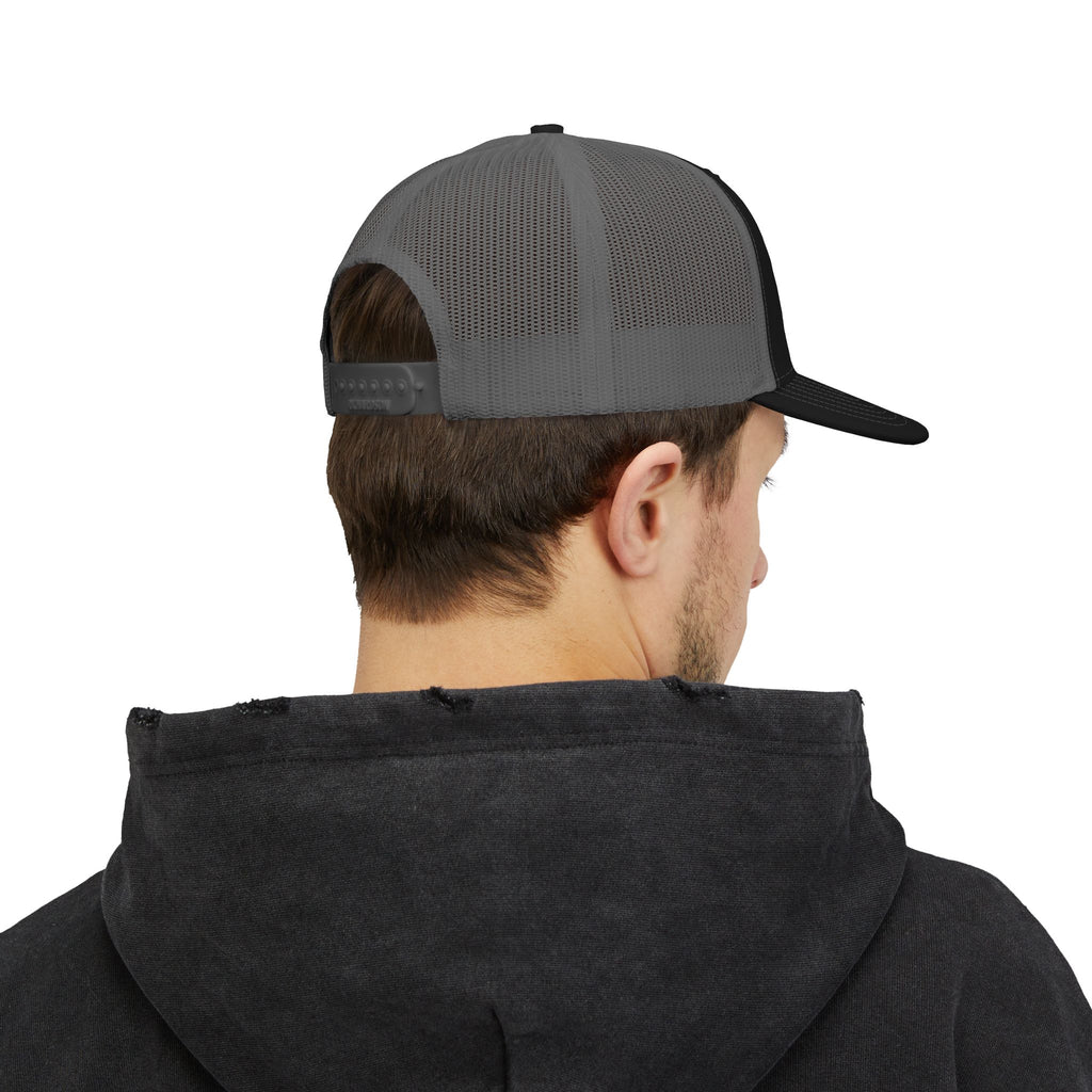 Rose & Raye Co. Trucker embroidered hat for backyard flock lovers