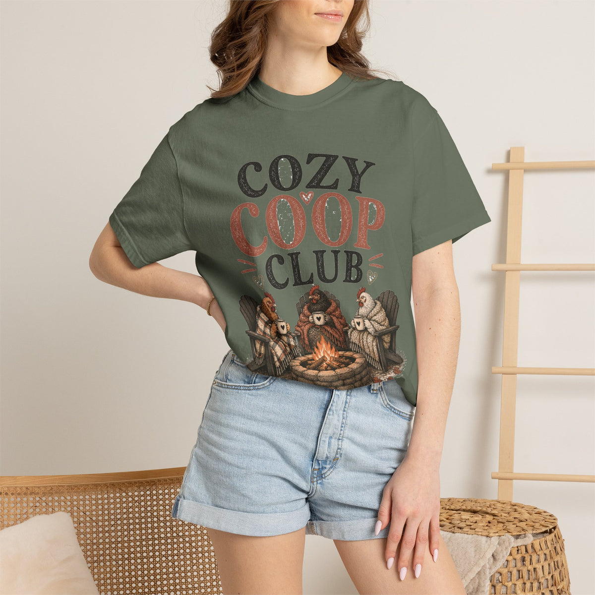 Cozy Coop Club — Cozy Fall Chicken Tee