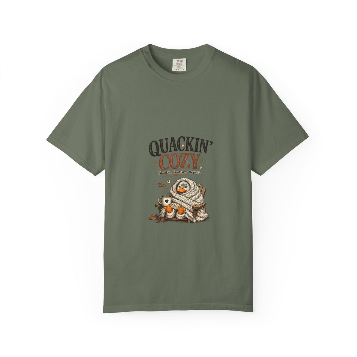 Quackin' Cozy graphic t-shirt for backyard duck keepers