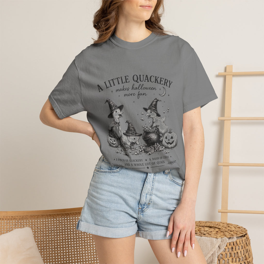 A Little Quackery graphic t-shirt for backyard duck keepers