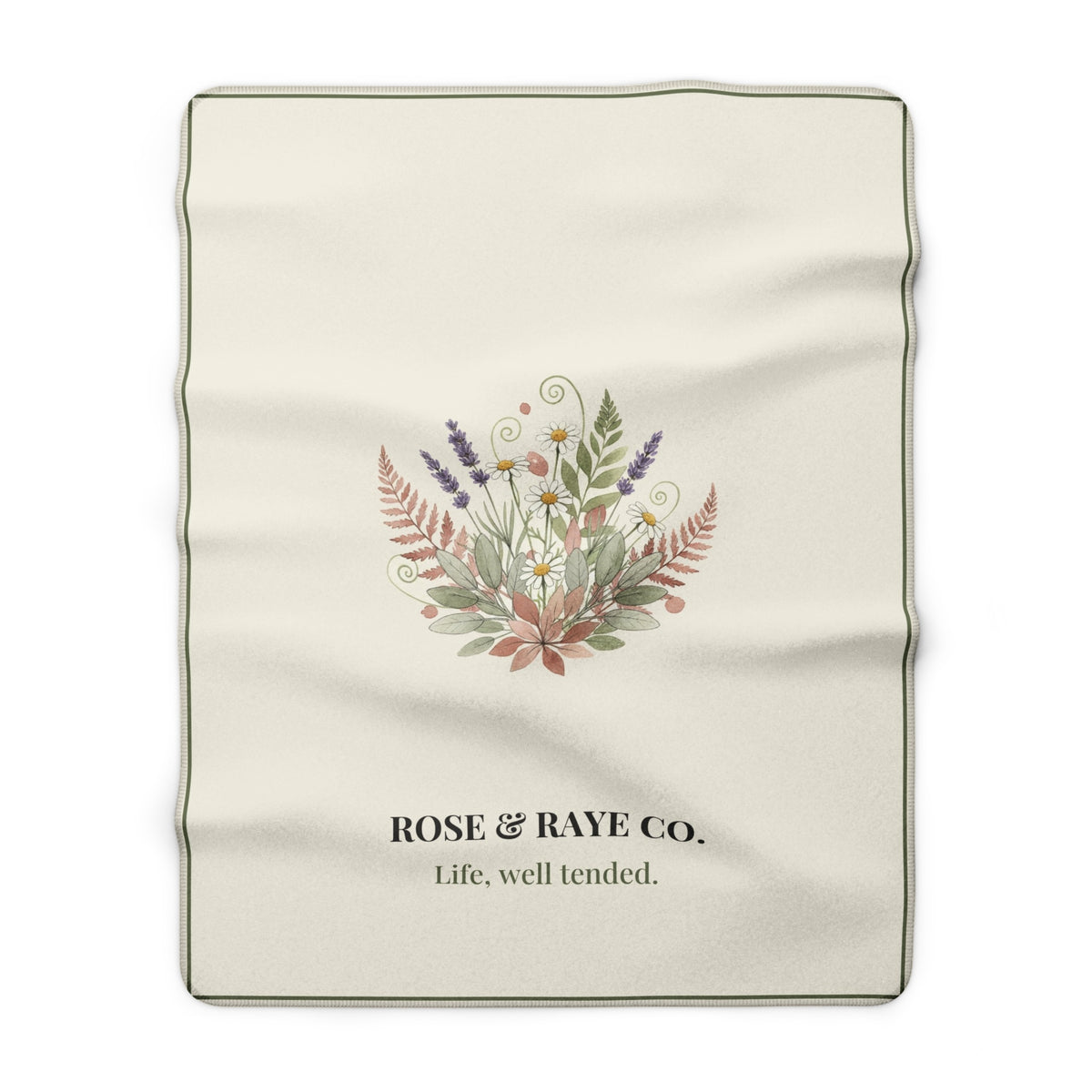 Life, Well Tended woven throw blanket for backyard flock lovers