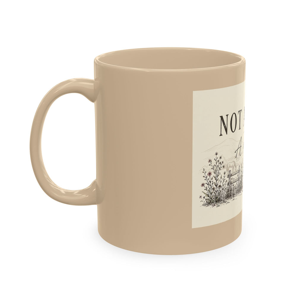 Not a Farmer, A Dreamer Ceramic ceramic mug for the whole backyard flock