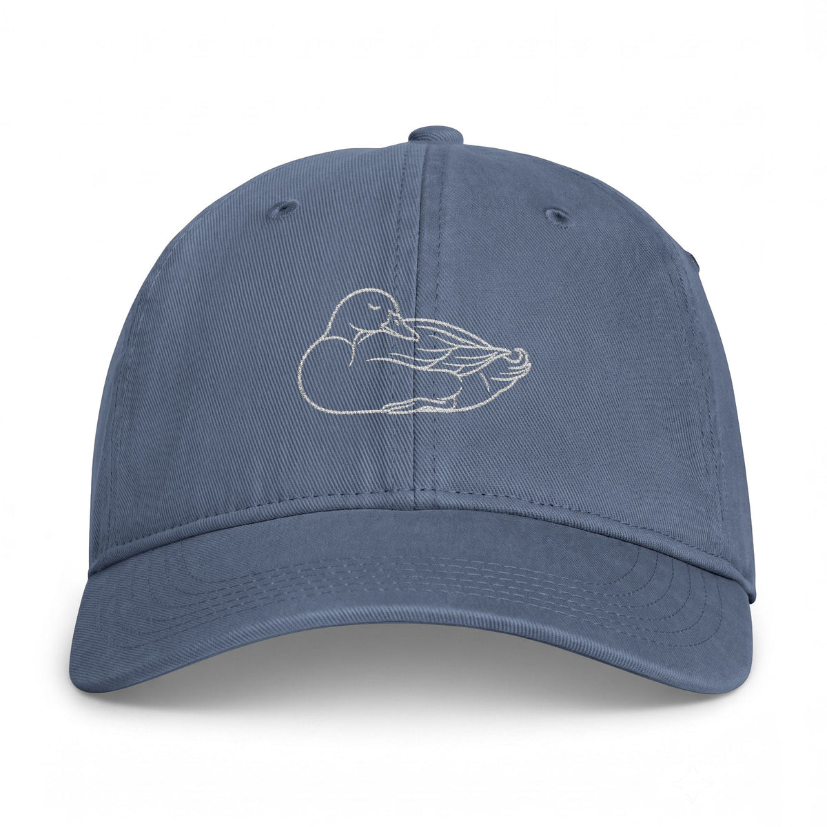 Duck Embroidered Dad Hat — Washed Cotton Duck Cap for Duck Lovers