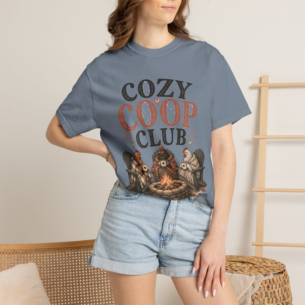 Cozy Coop Club — Cozy Fall Chicken Tee