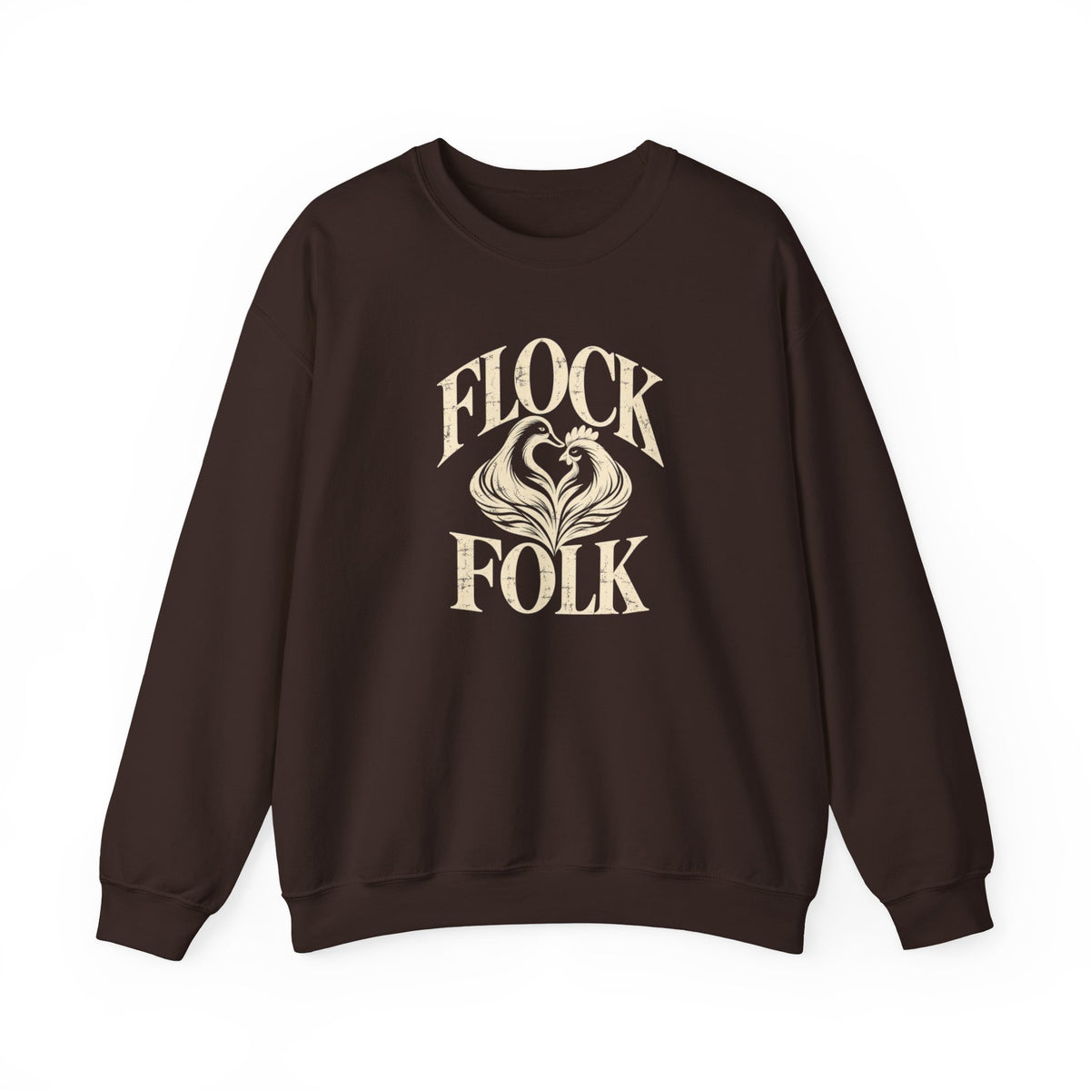 Flock Folk Crewneck Sweatshirt | Chicken & Duck Keeper Sweatshirt