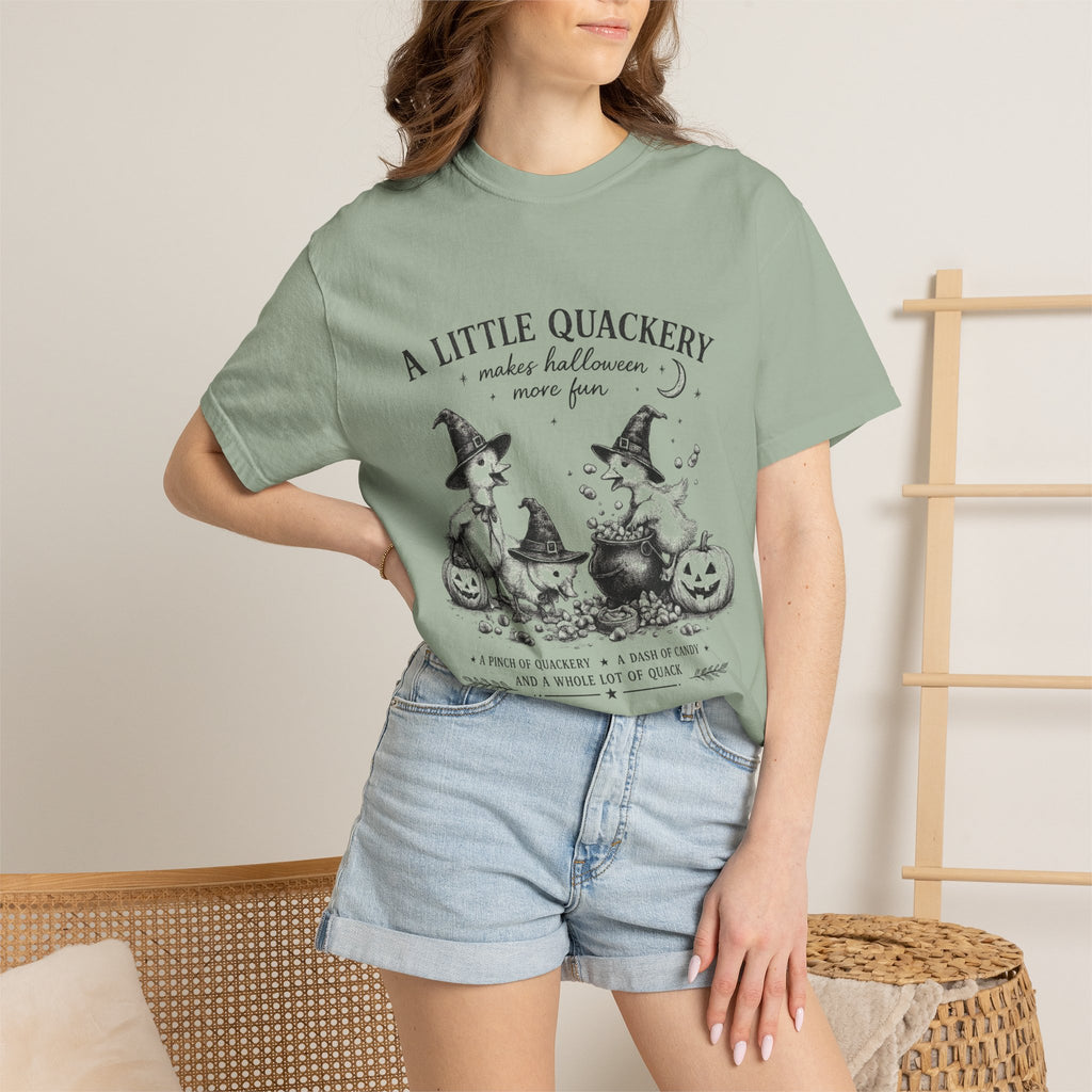 A Little Quackery — Funny Halloween Duck Tee