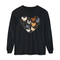 Chicken Heart Long Sleeve Tee — Cute Hen Breeds Shirt for Chicken Lovers