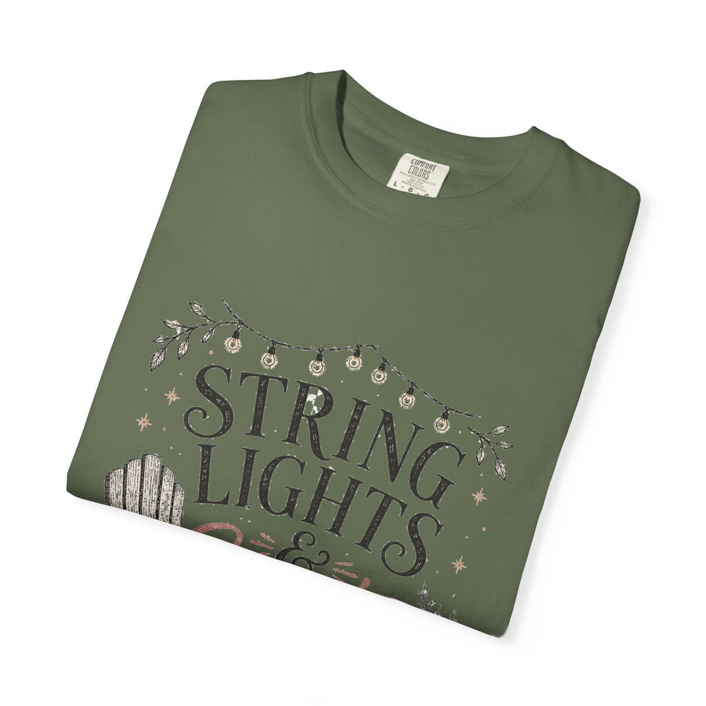 String Lights & Sweater Nights — Cozy Fall Tee
