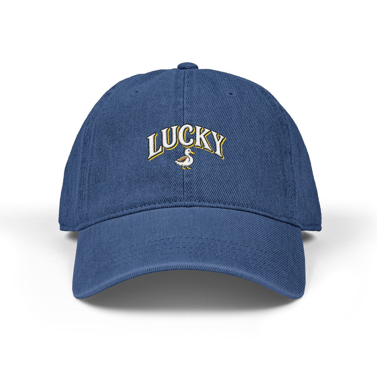Lucky Duck Embroidered Baseball Cap - Hats for Duck People