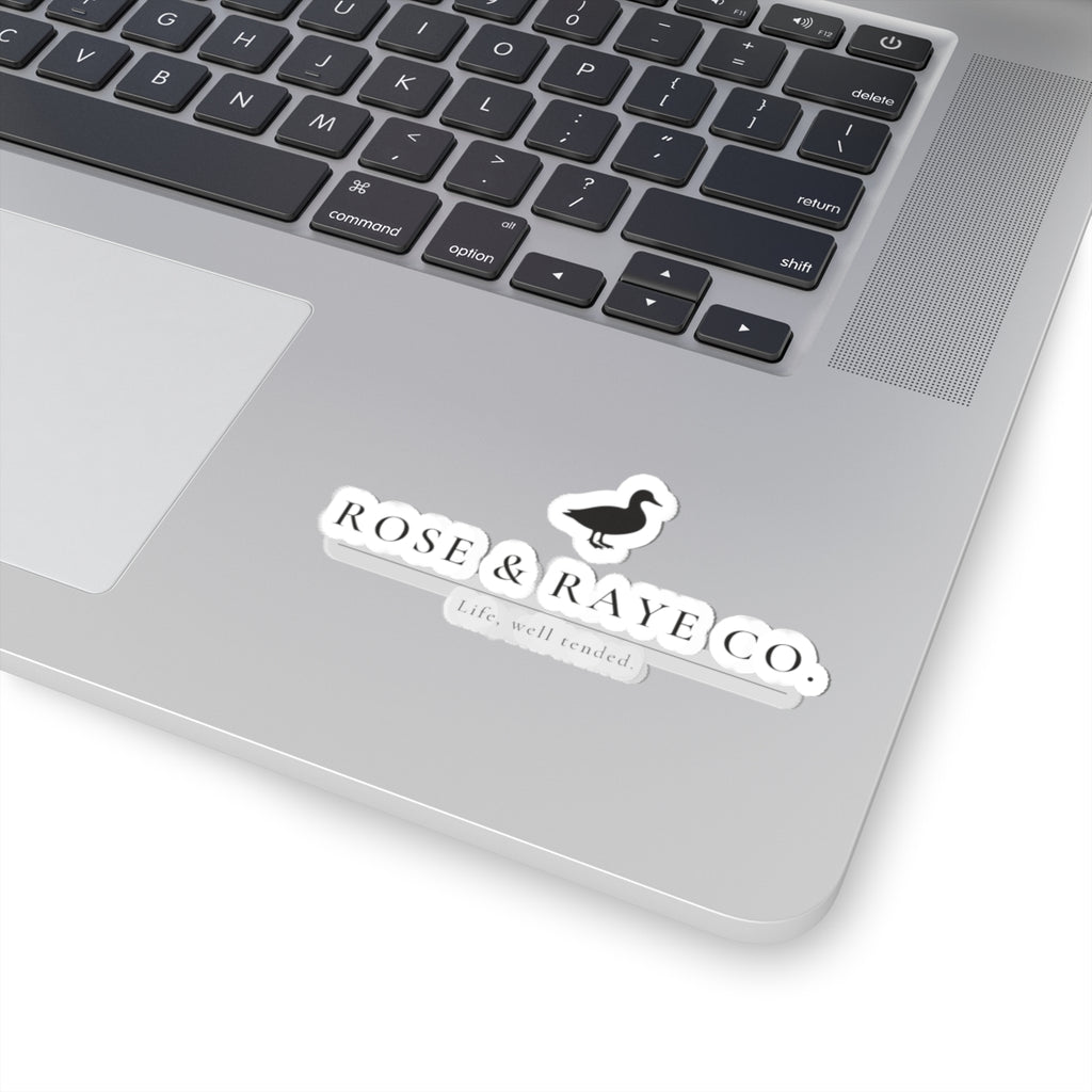 Rose & Raye Co. Logo Sticker — Cottagecore Vinyl Sticker for Water Bottles & Laptops