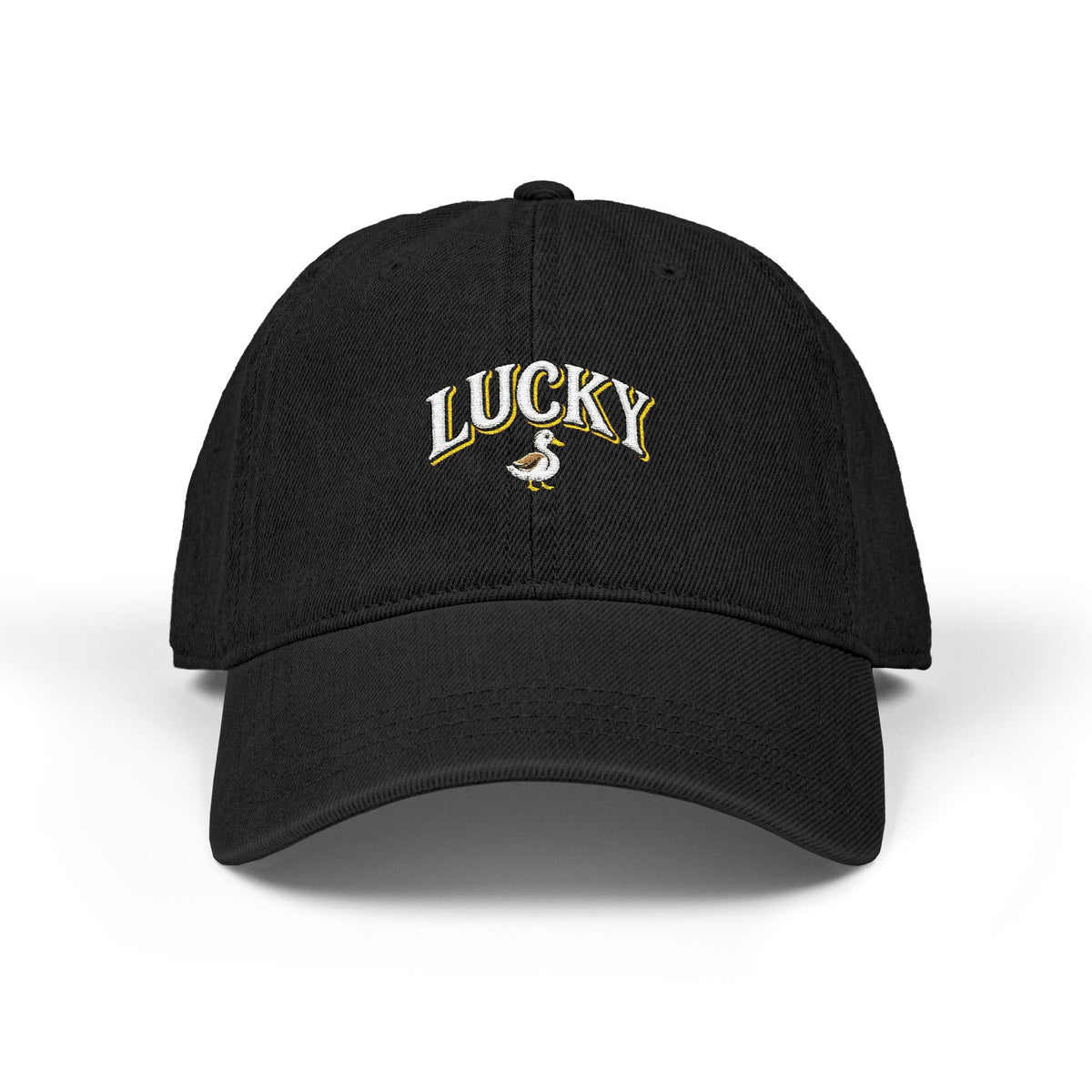 Lucky Duck Embroidered Baseball Cap - Hats for Duck People