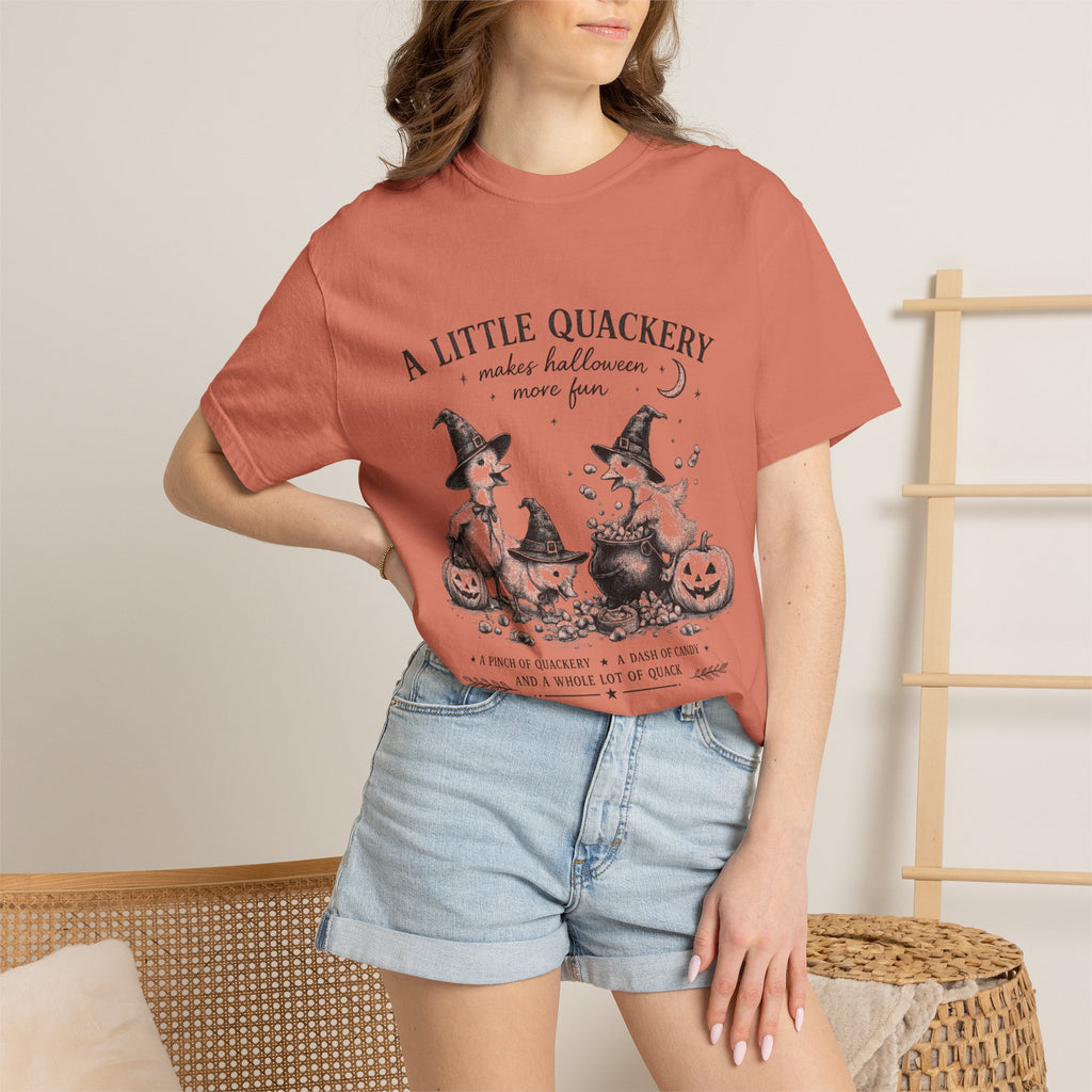 A Little Quackery graphic t-shirt for backyard duck keepers