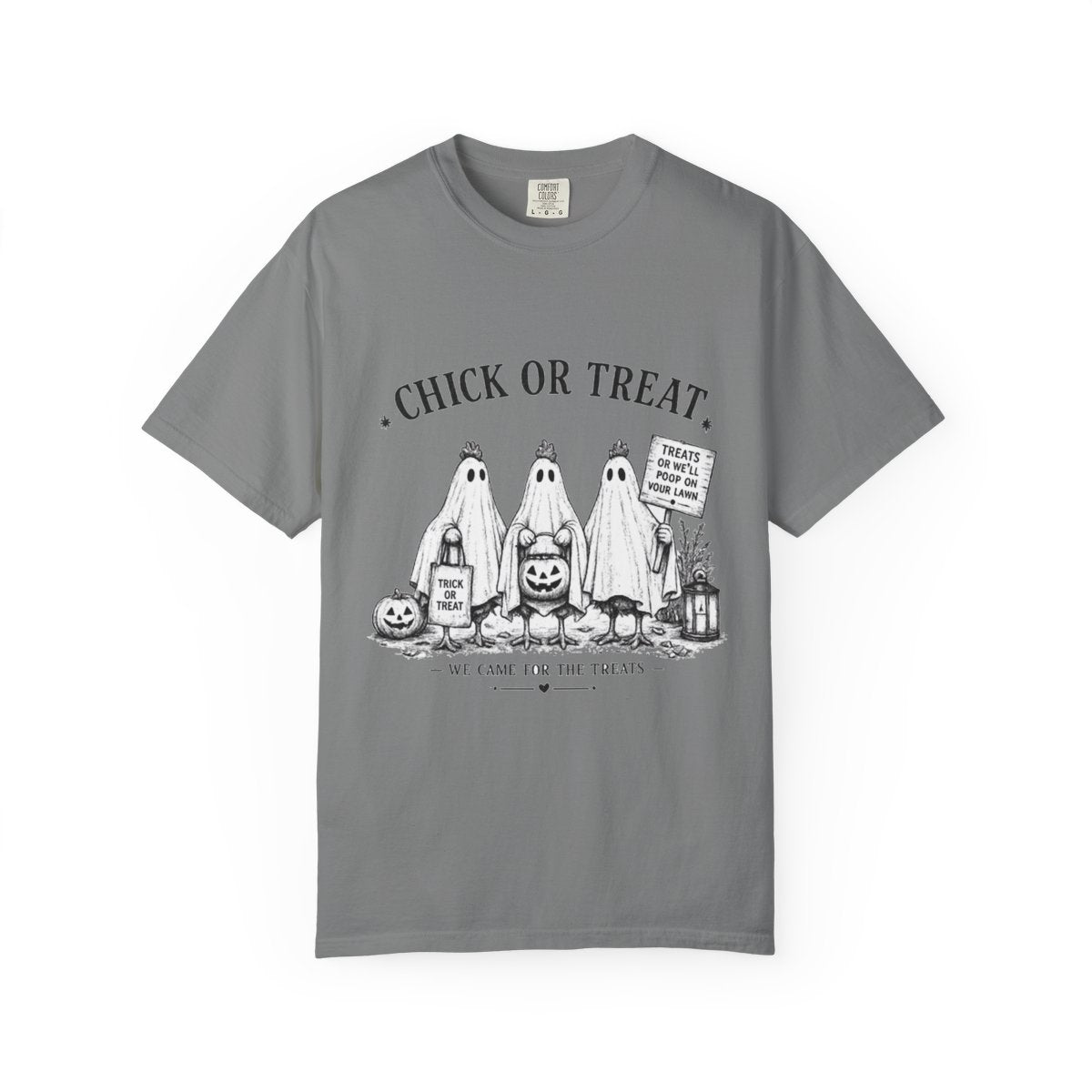 Chick or Treat — Funny Halloween Chicken Tee