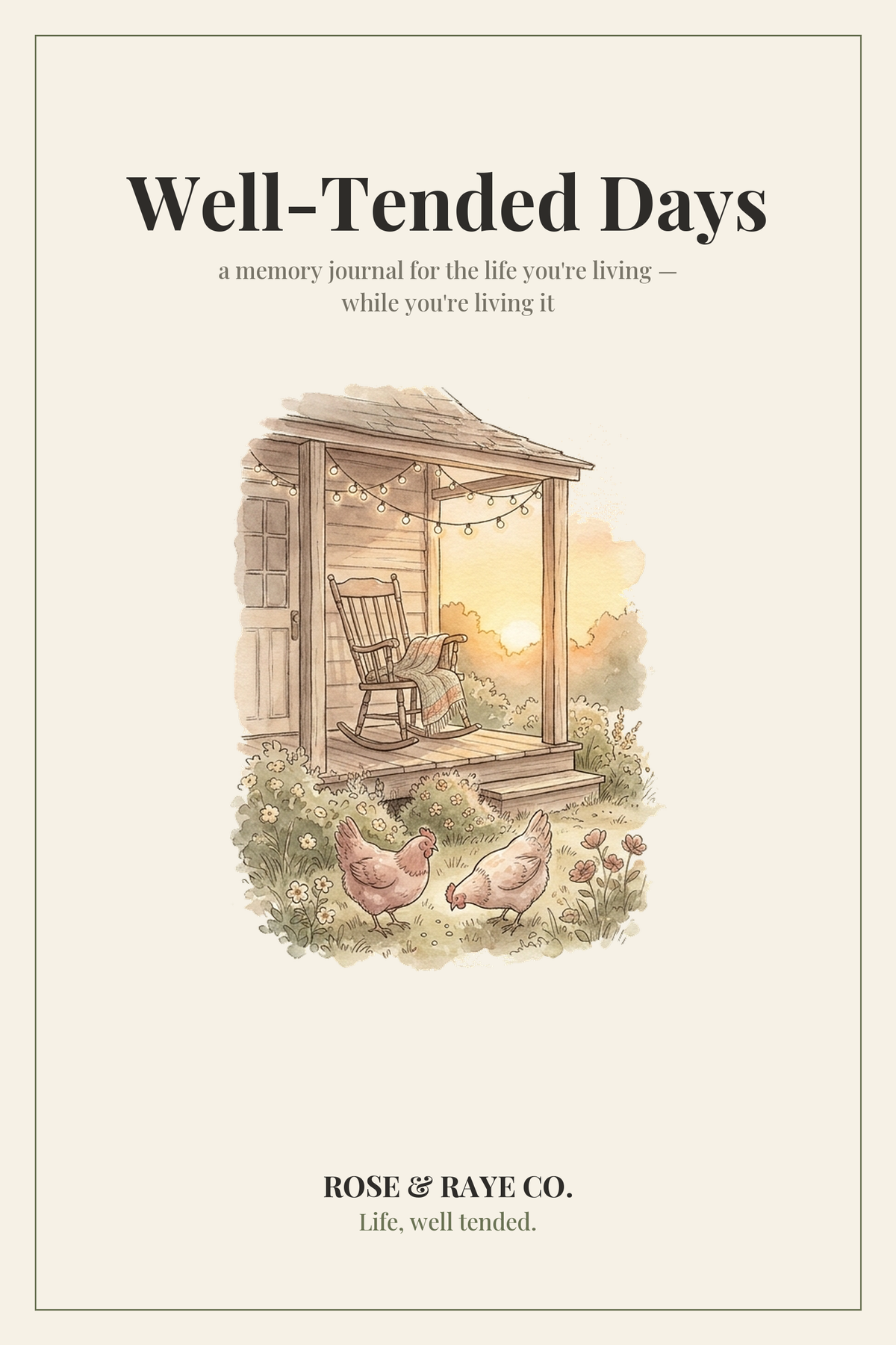 Well-Tended Days front cover
