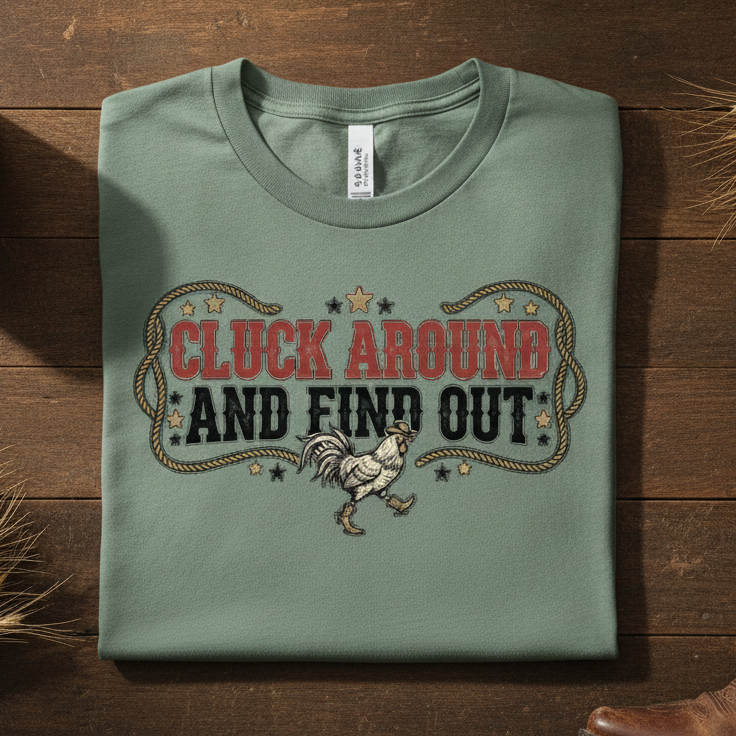 Cluck Around and Find Out | Comfort Colors Tee