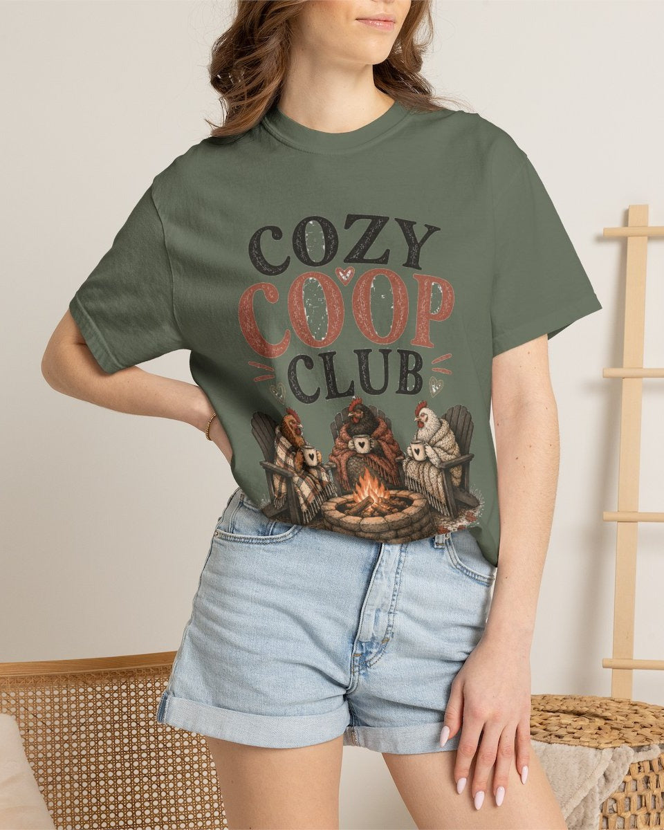 Cozy Coop Club — Cozy Fall Chicken Tee