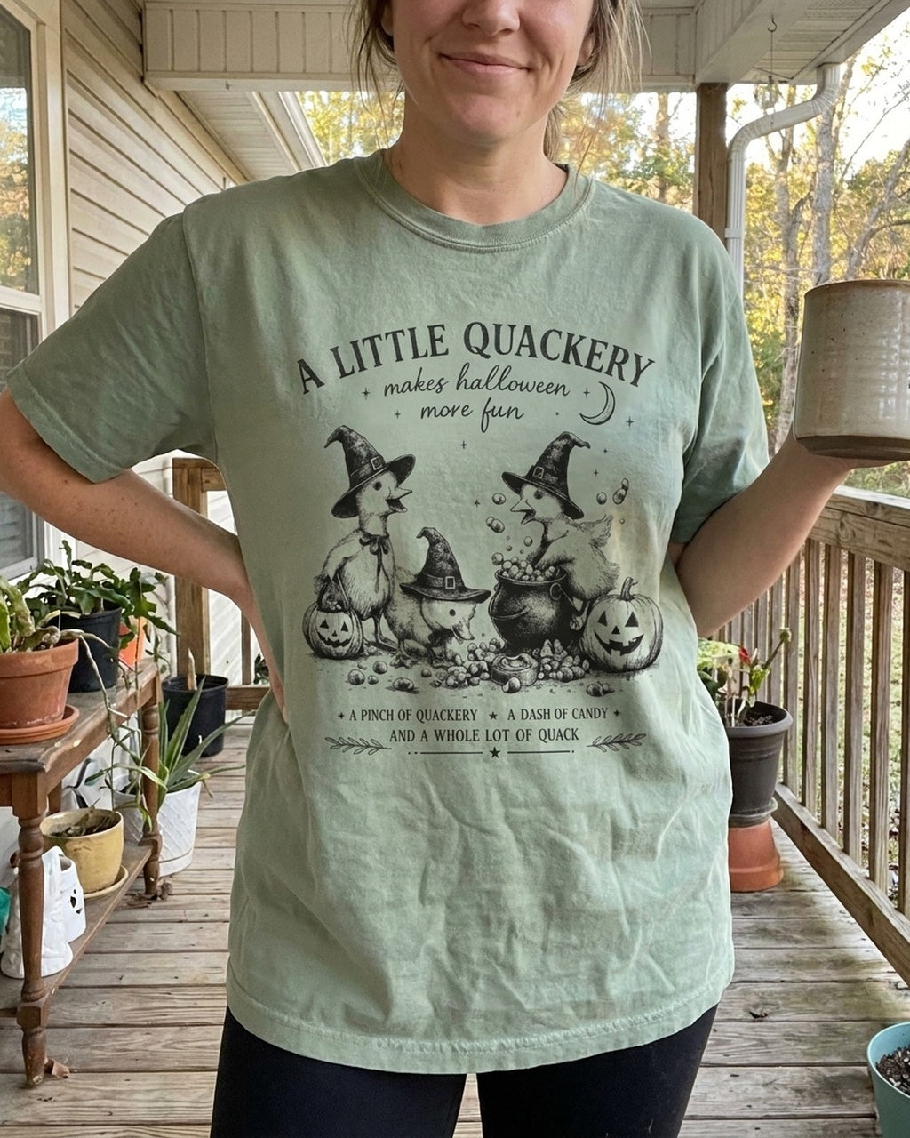 A Little Quackery graphic t-shirt for backyard duck keepers