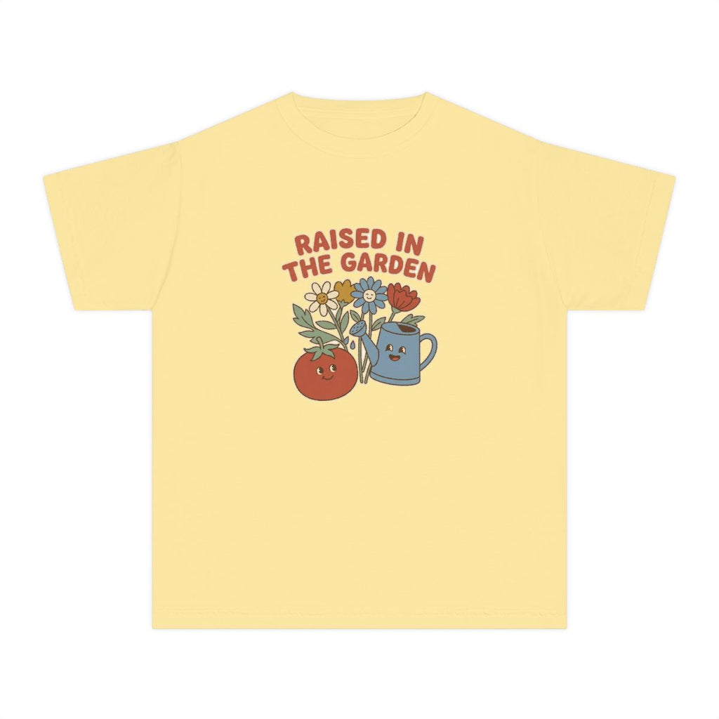 Raised in the Garden | Kids Comfort Colors Tee