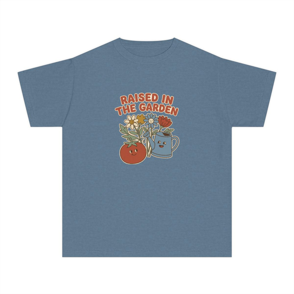 Raised in the Garden | Kids Comfort Colors Tee