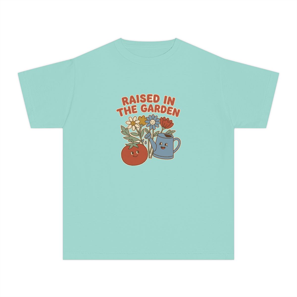 Raised in the Garden | Kids Comfort Colors Tee