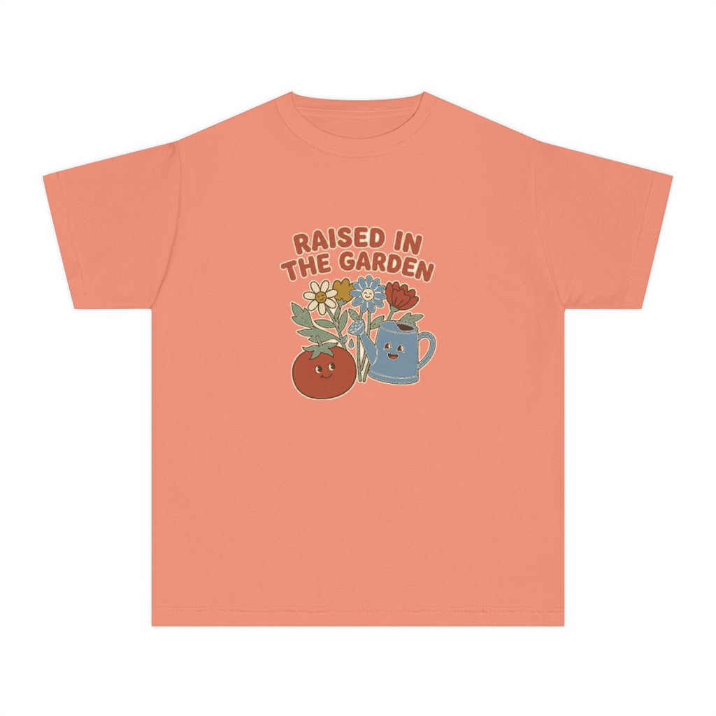 Raised in the Garden | Kids Comfort Colors Tee
