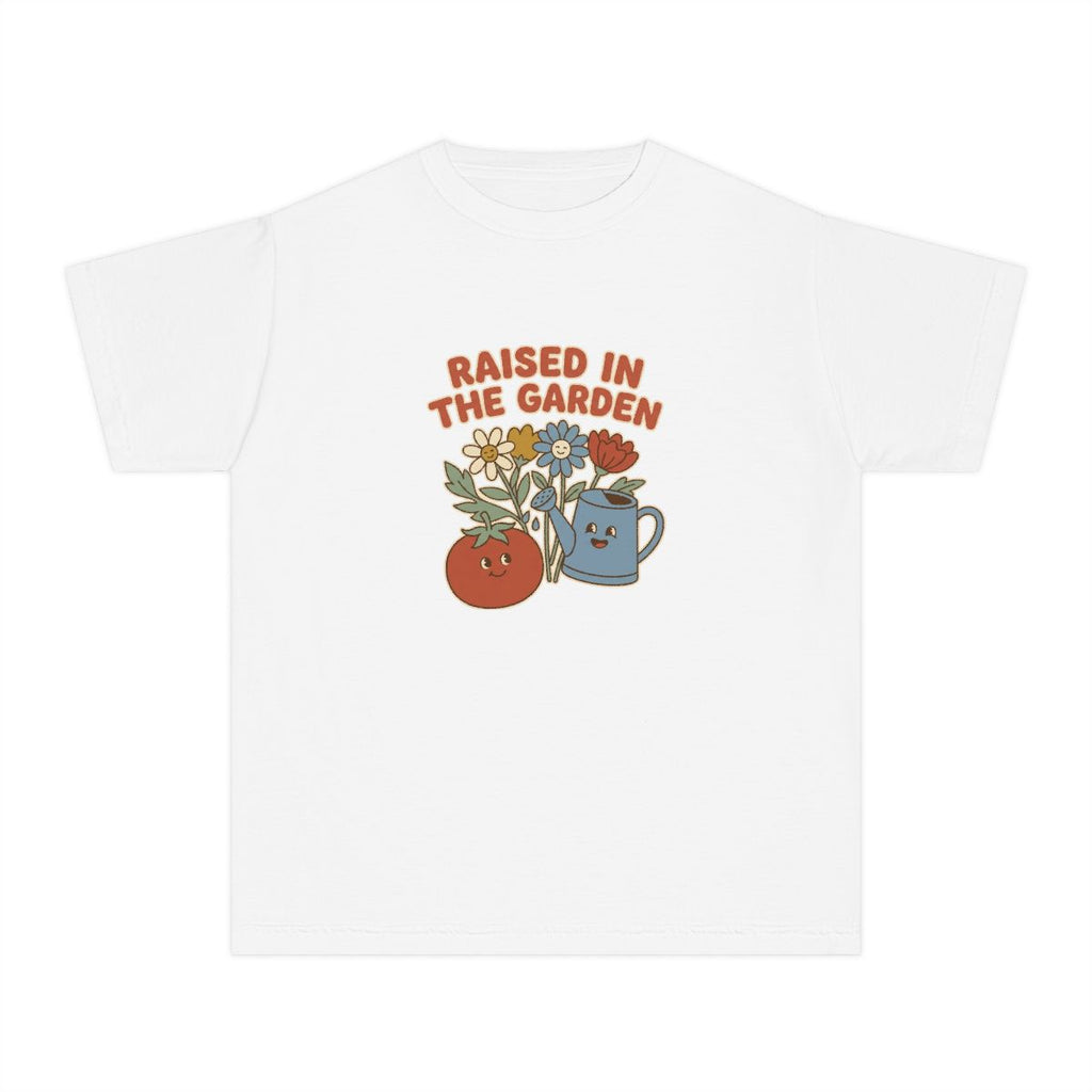 Raised in the Garden | Kids Comfort Colors Tee