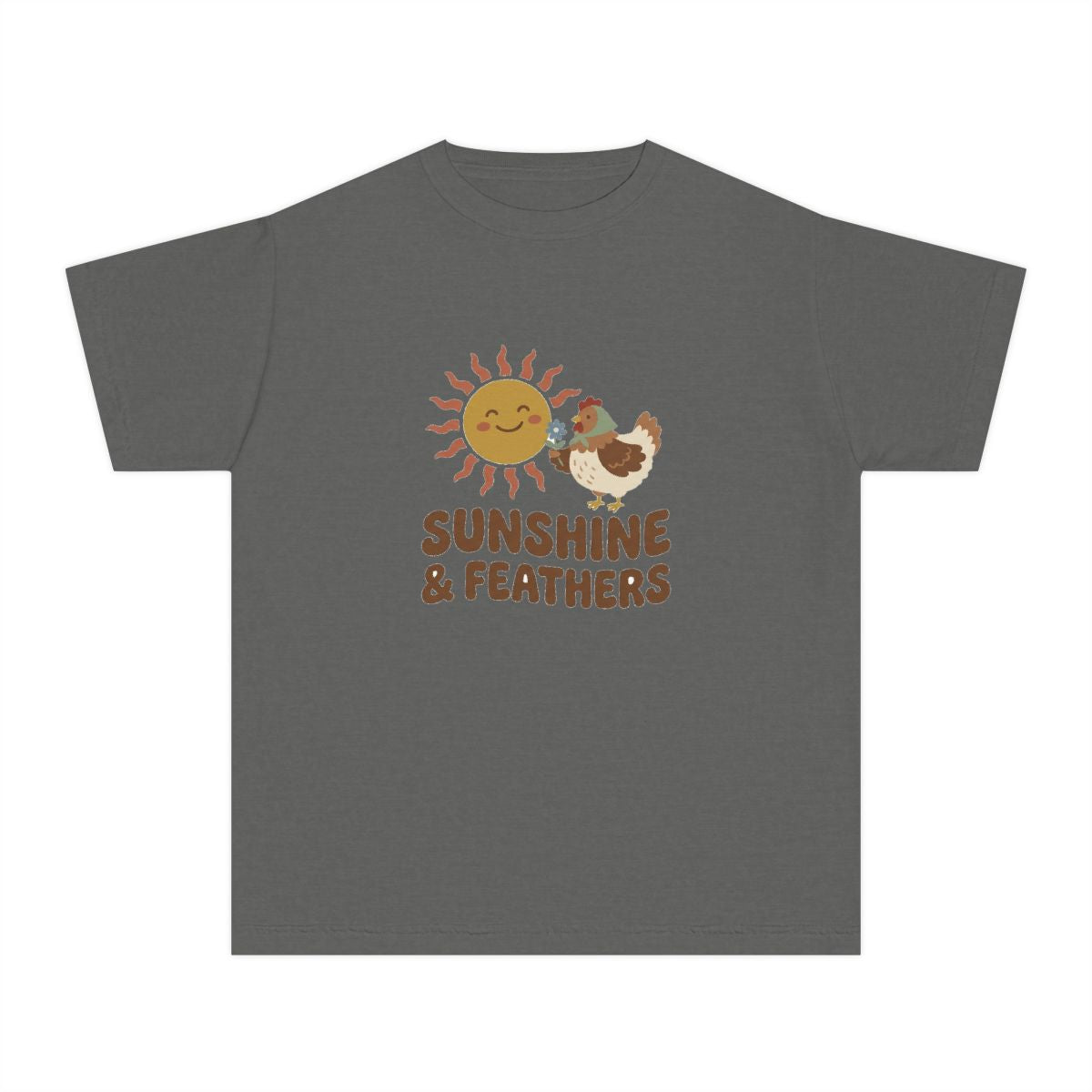 Sunshine and Feathers | Kids Comfort Colors Tee