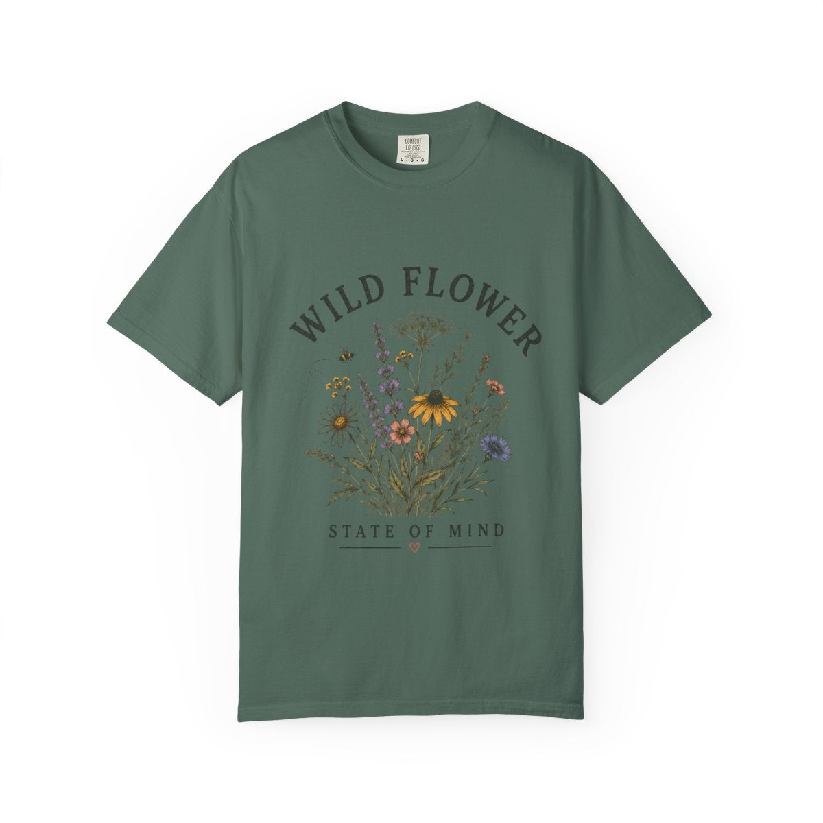 Wild Flower Tee — "State of Mind" Floral Graphic T-Shirt